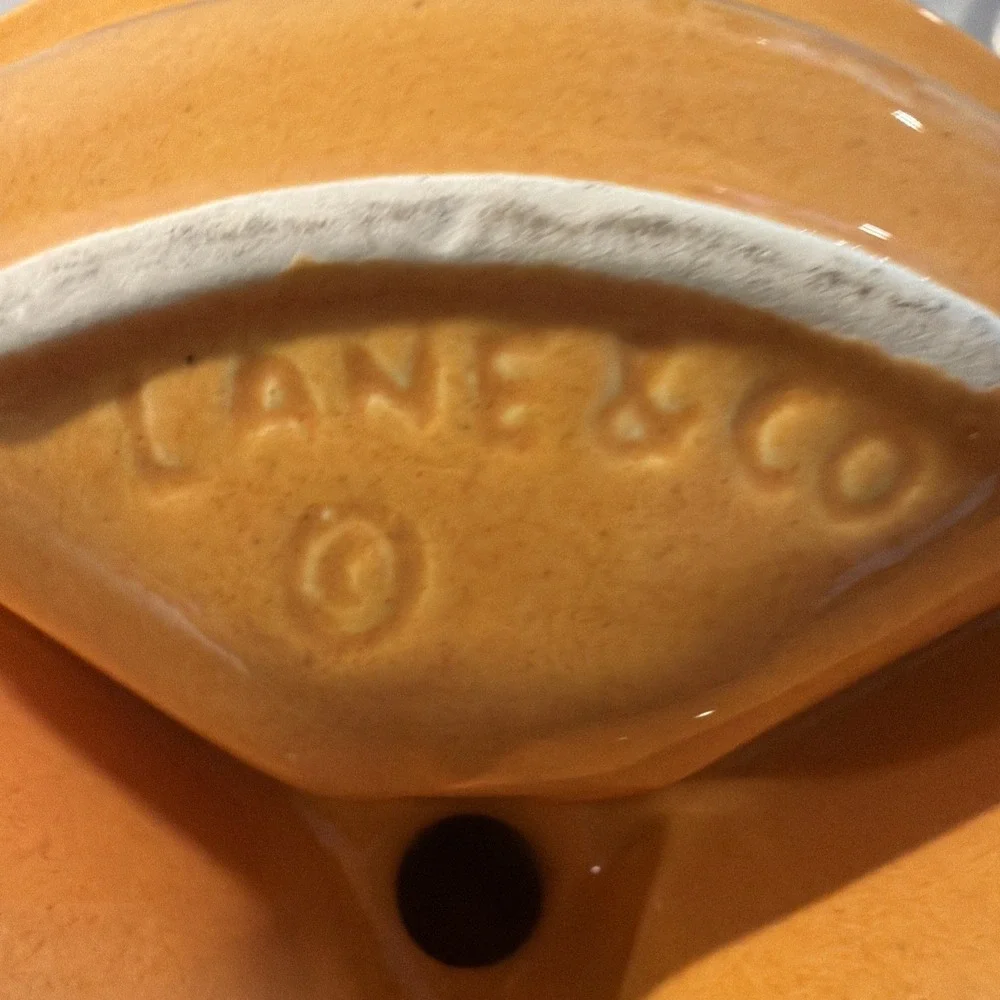 Vintage Mid Century Calif USA 267 Pottery Lazy Susan Condiment Snack Bowl Dish 1